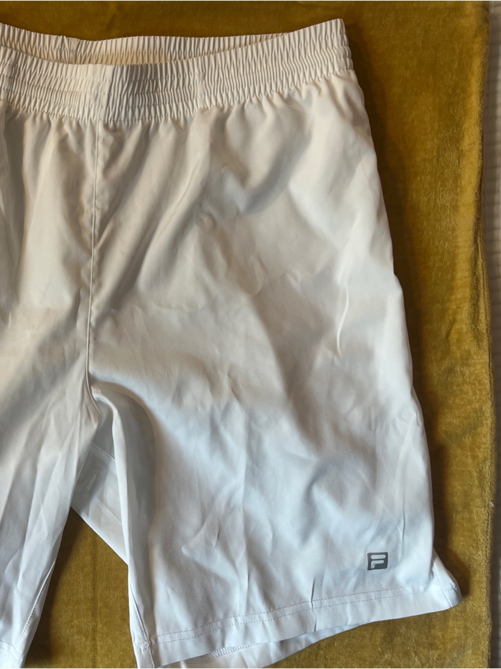 Fila White Athletic Shorts